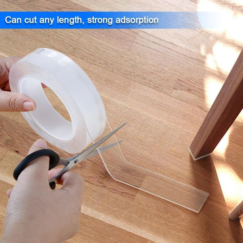 Double Sided Nano Tape Transparent Magic Gel Tape 3Mtr